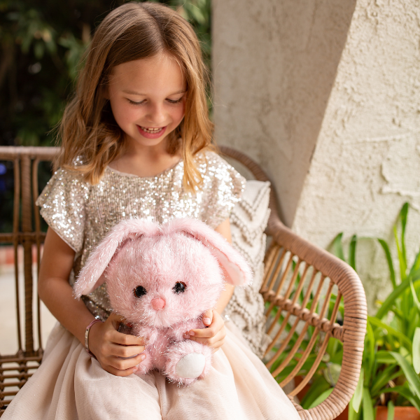 Shimmers Bunny Plush 8"-10"H