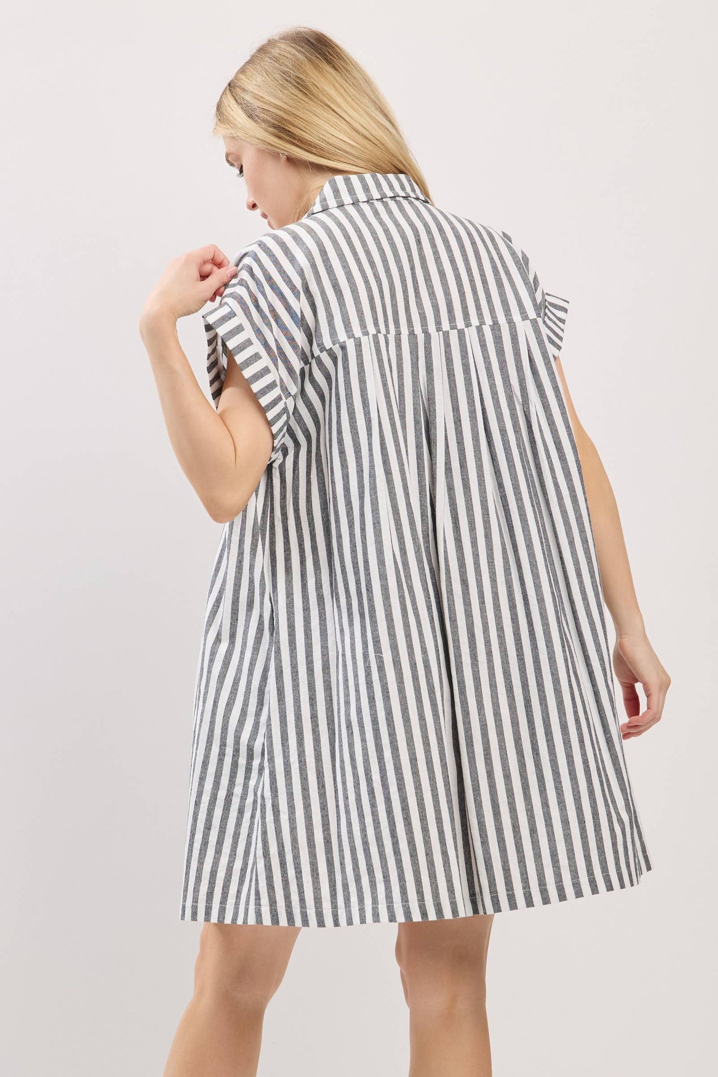 Cotton Striped Dress