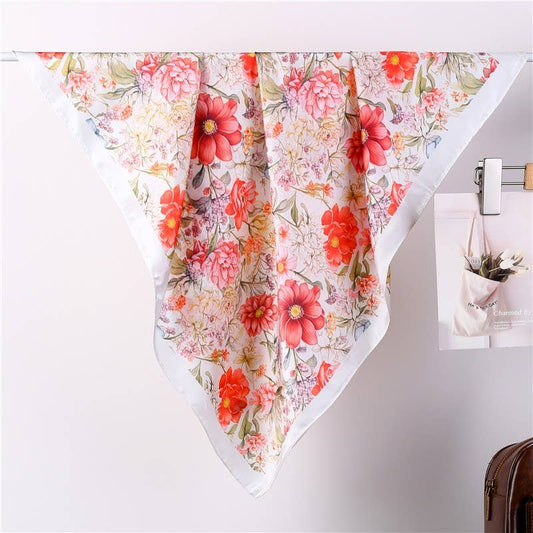 Botanical Floral Bandana Scarf