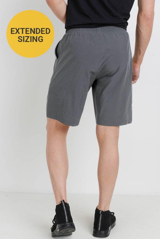 MEN - EXTENDED Active Drawstring Shorts