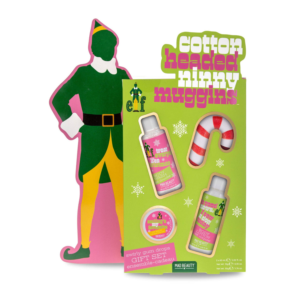 Elf Gift Set Body Wash, Body Lotion, Lip Balm, Bath Fizzer