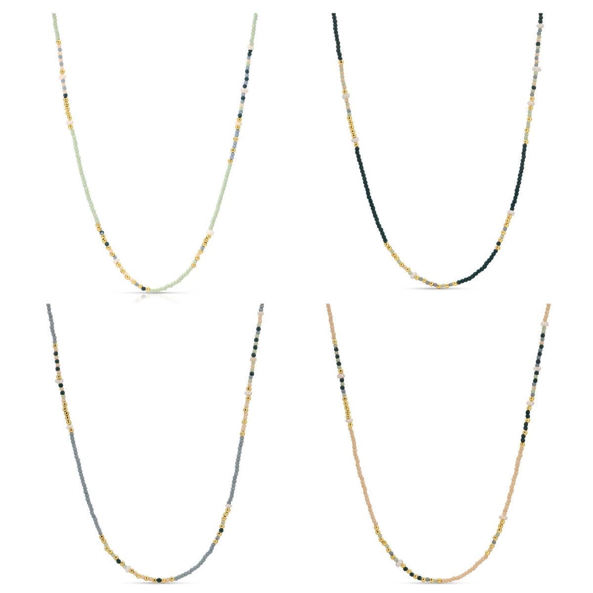 Assorted Seed Bead & Fresh Water Pearl Necklaces