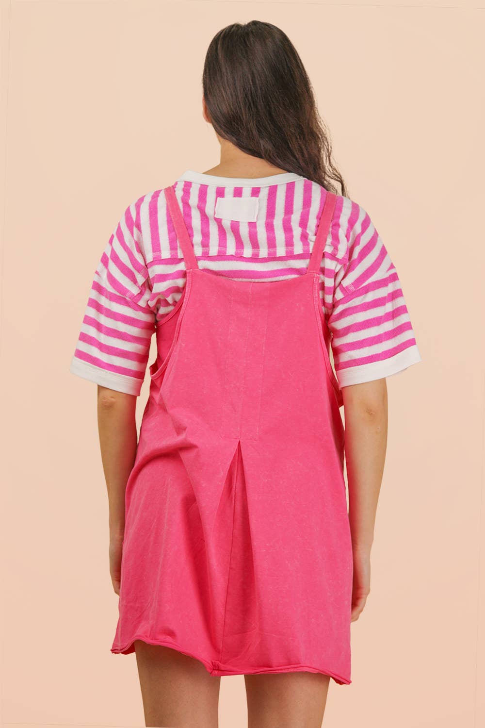 Mineral Washed Dress with Shorts Inside 
