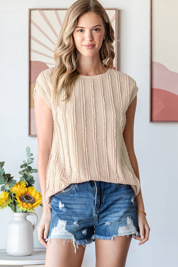 Cleo Textured Top