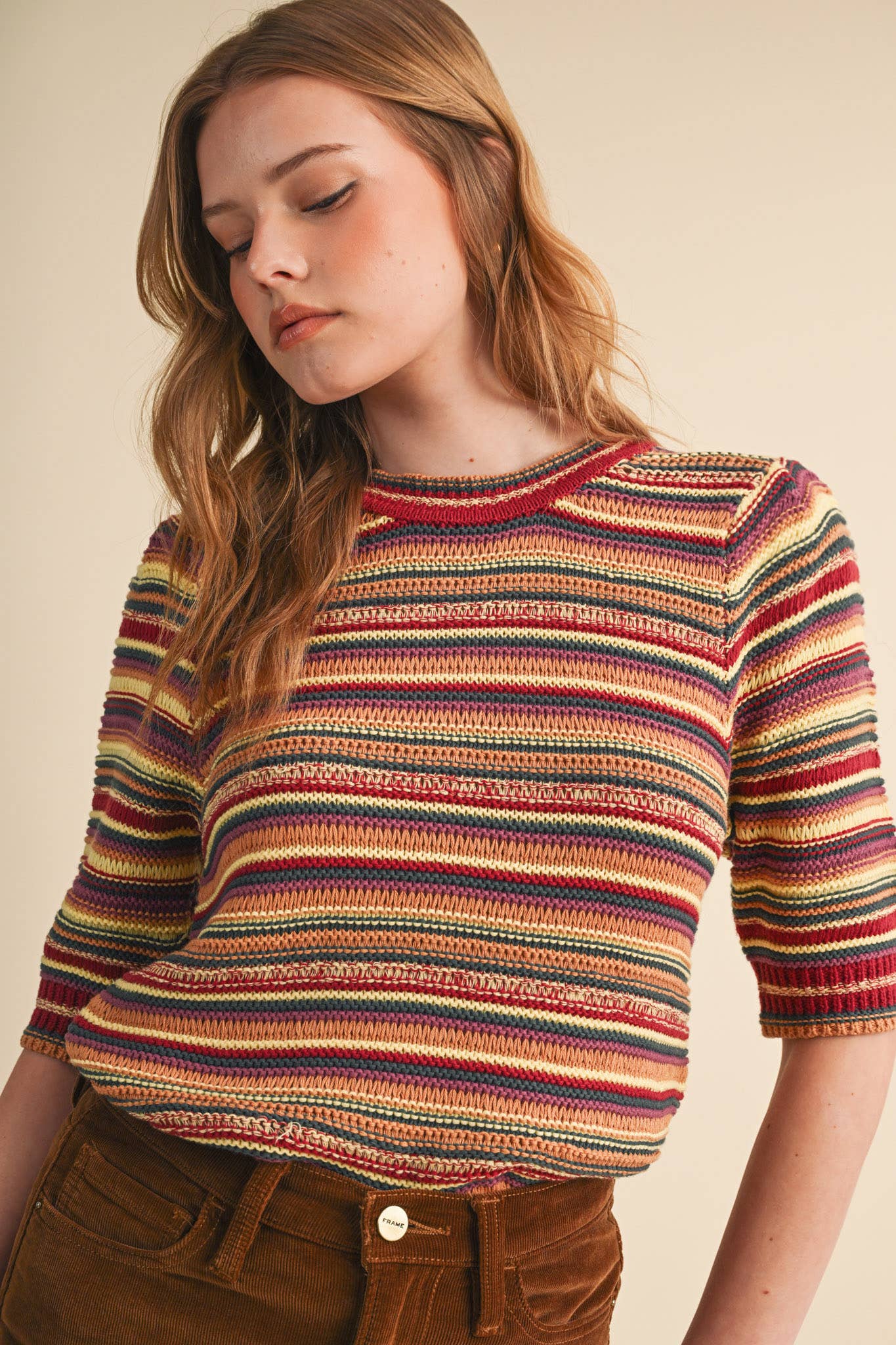 Rainbow Stripe Sweater