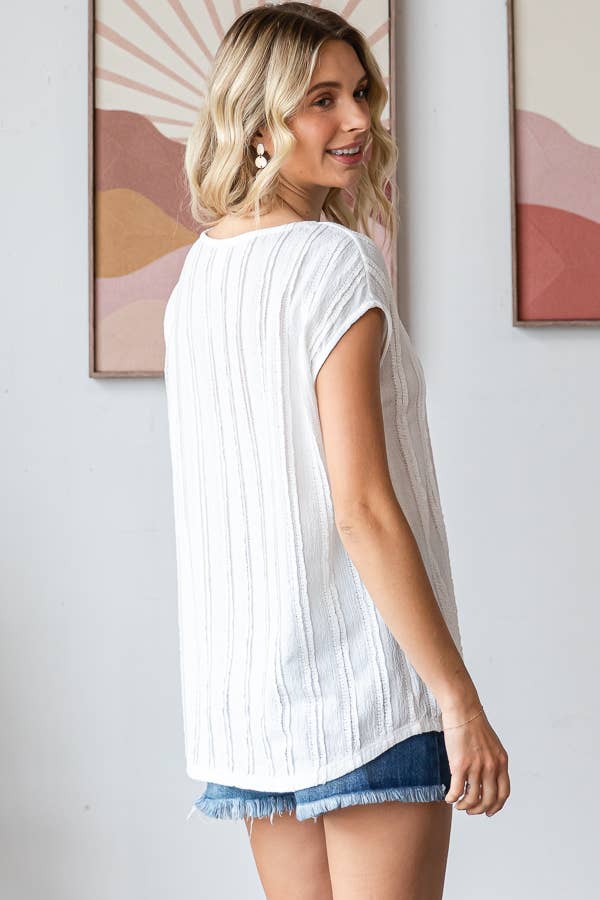 Cleo Textured Top