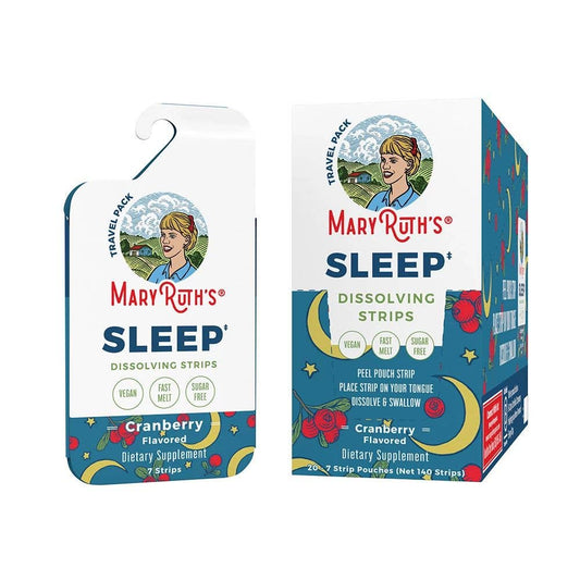Cranberry Sleep Support Dissolving Strips, Vitamin B6