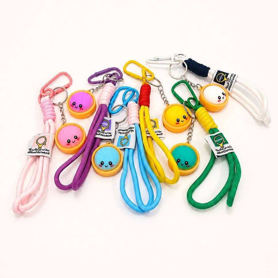 Dumpling Wristlet Keychain