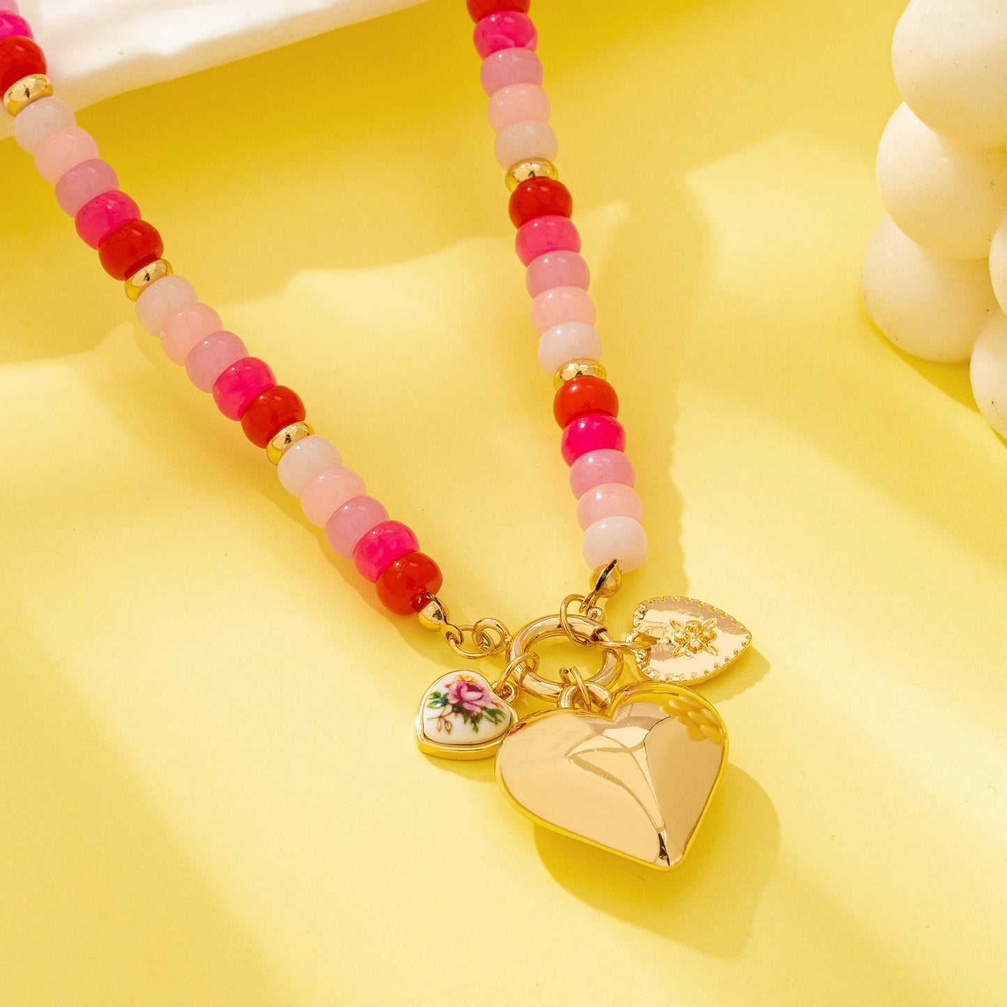 Beaded Charm Necklace