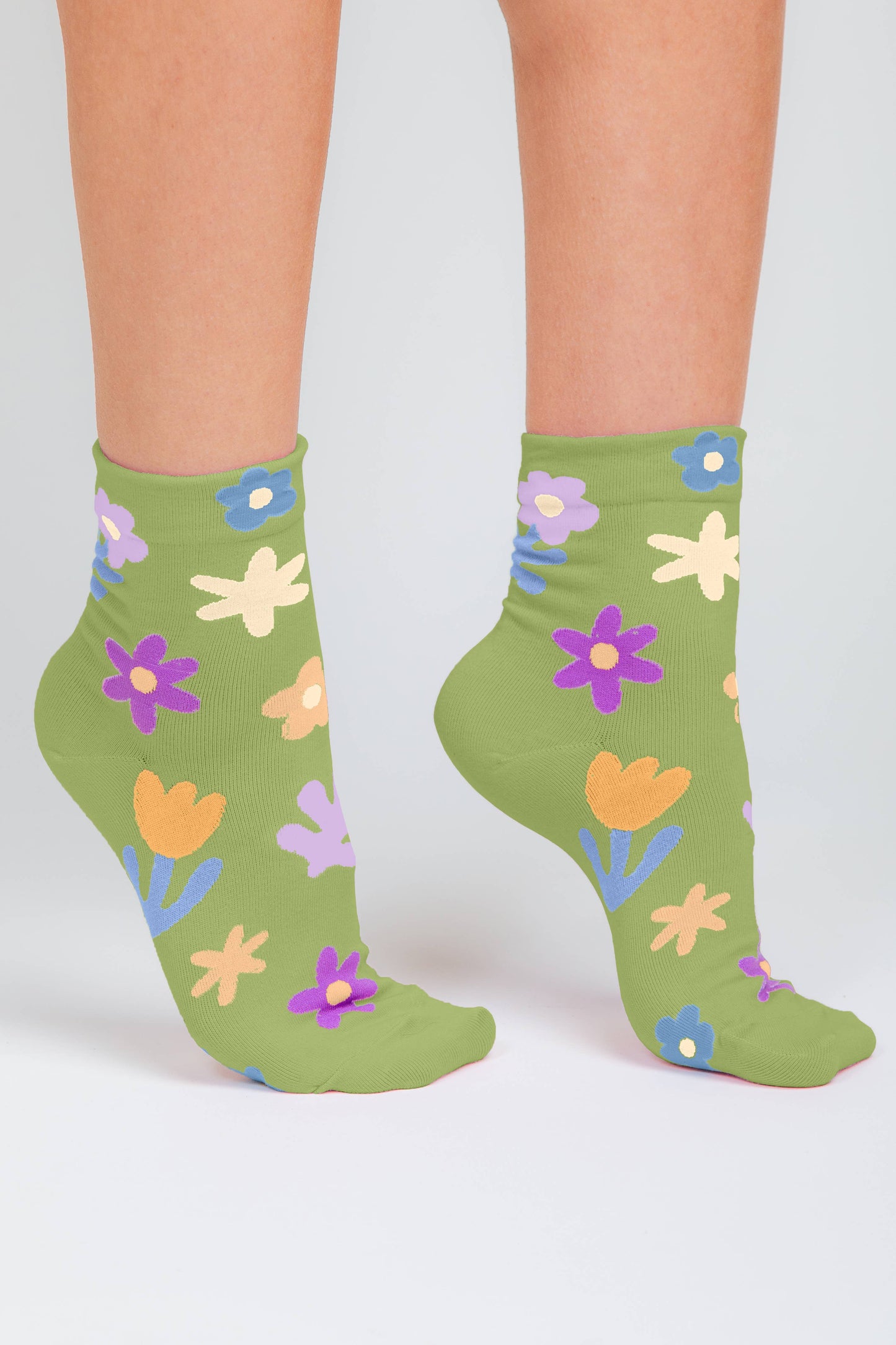 Floral Print Socks