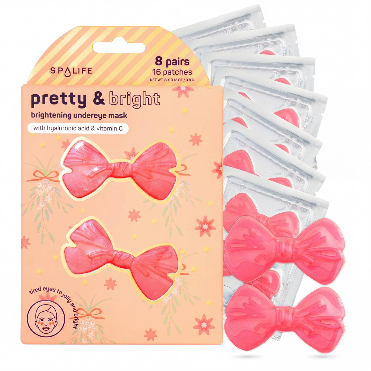 Christmas Holiday Pretty & Bright Brightening Undereye Masks
