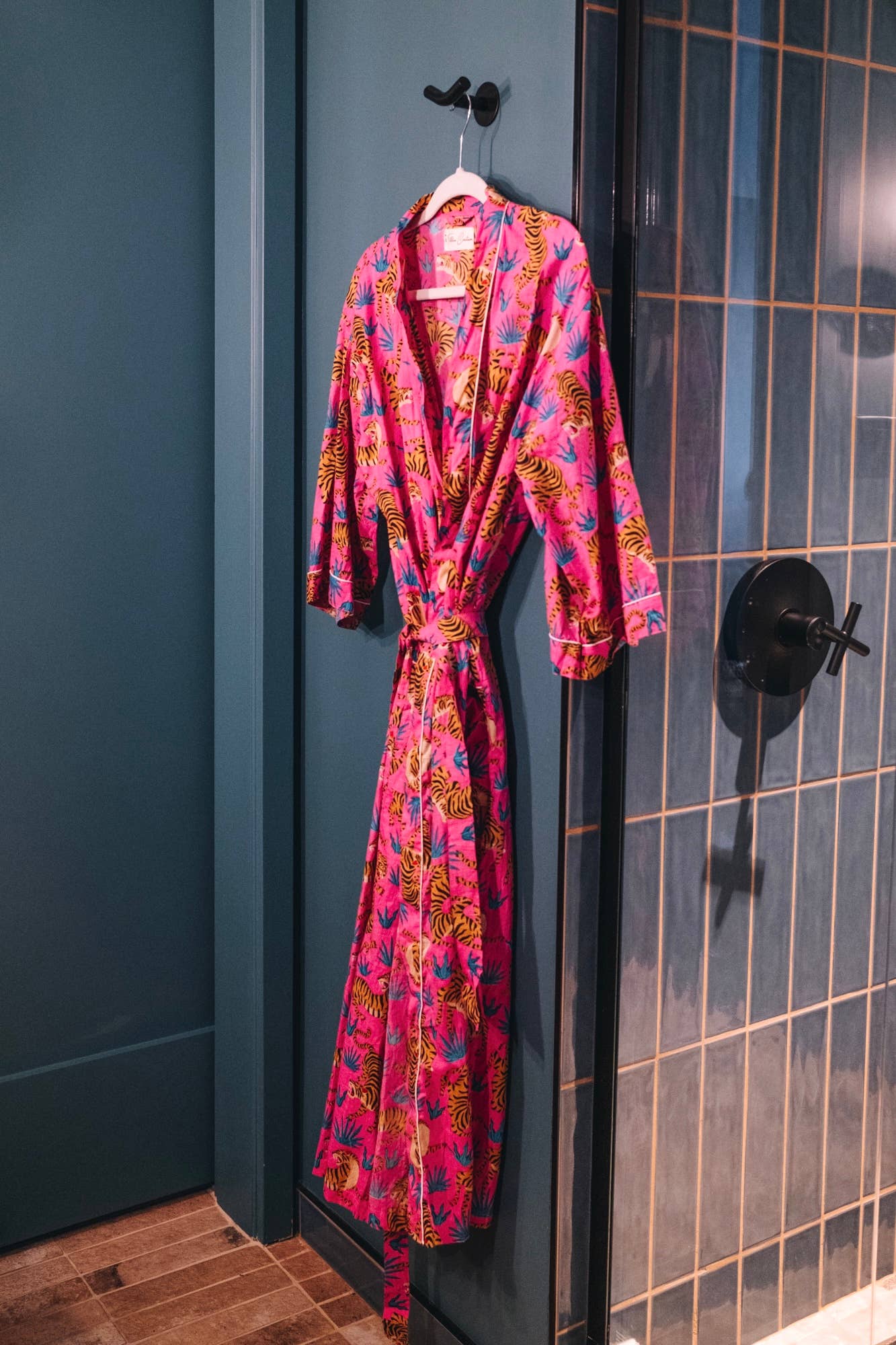 Women's Cotton Robe | Floral Print Kimono Cover-Up Duster