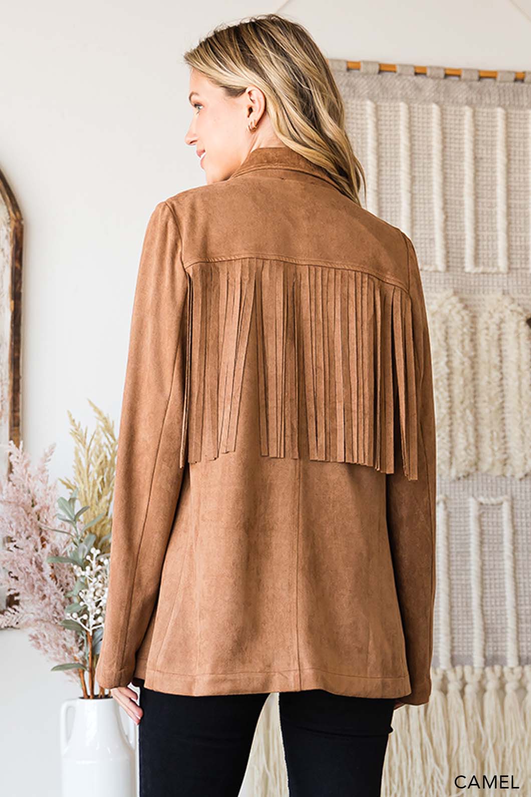 Fringe Detailed Women's Jacket