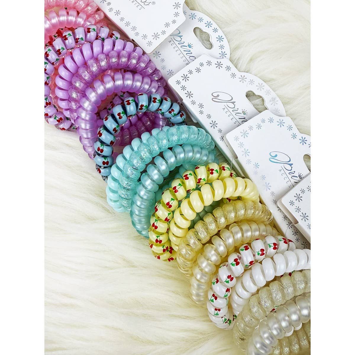 Colorful Spiral Hair Ties