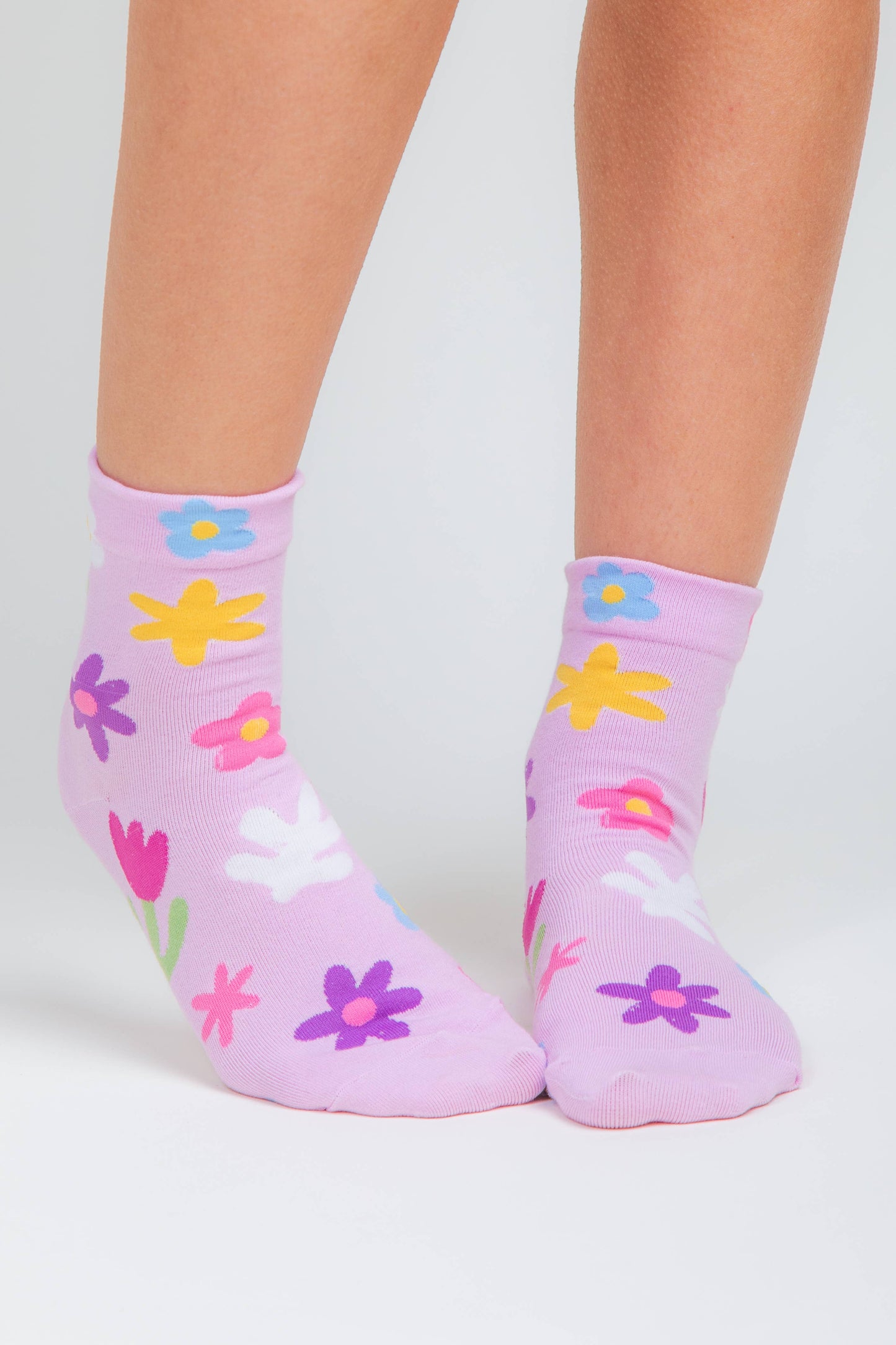 Floral Print Socks