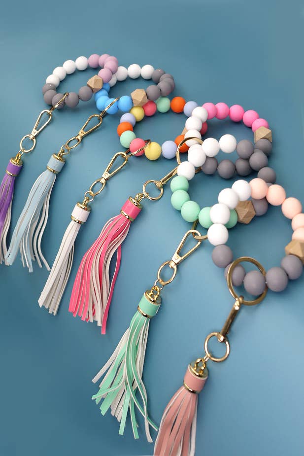 Bead Bracelet Key Chain