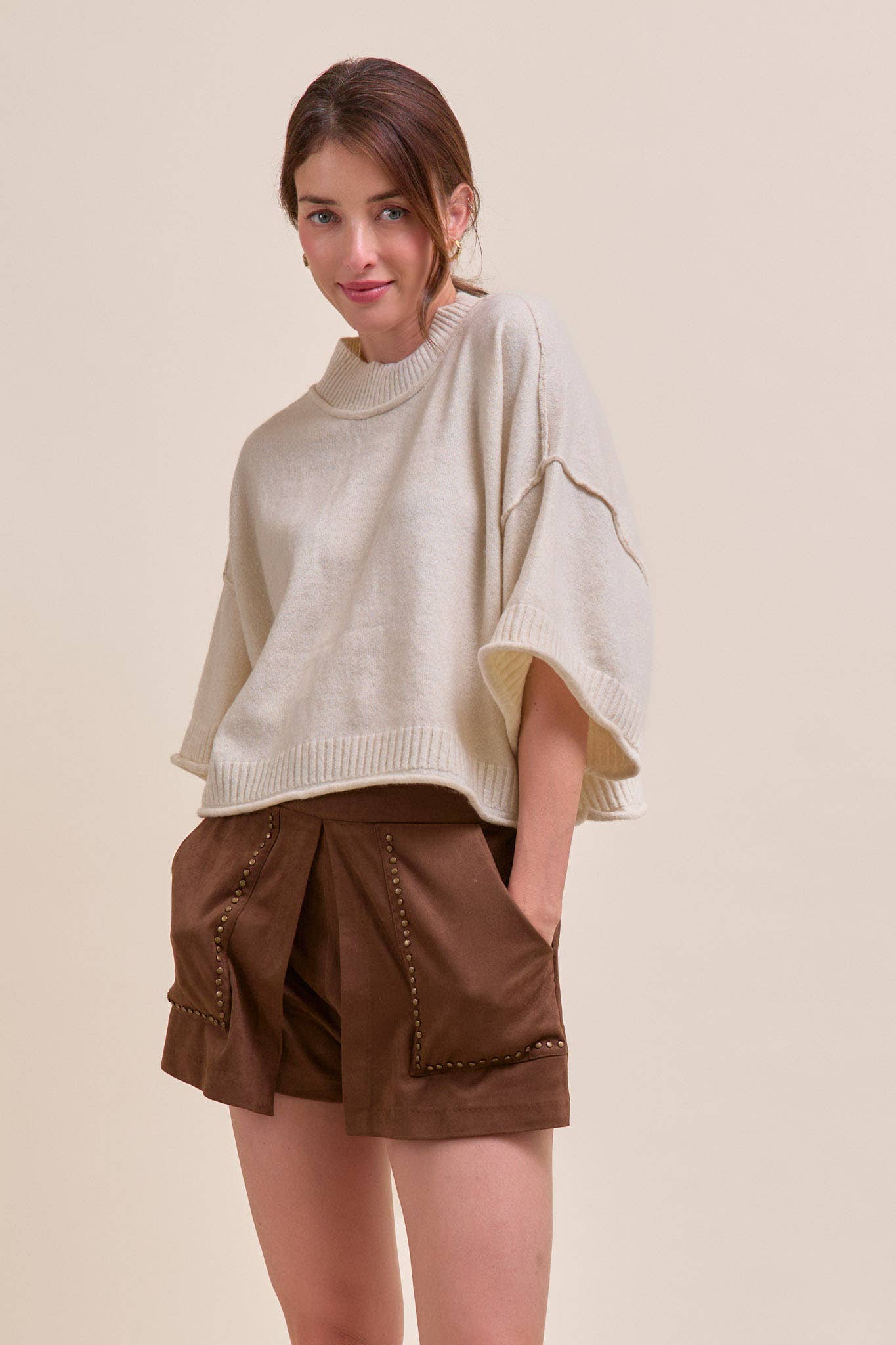 Marley Knit Short Sleeve Sweater