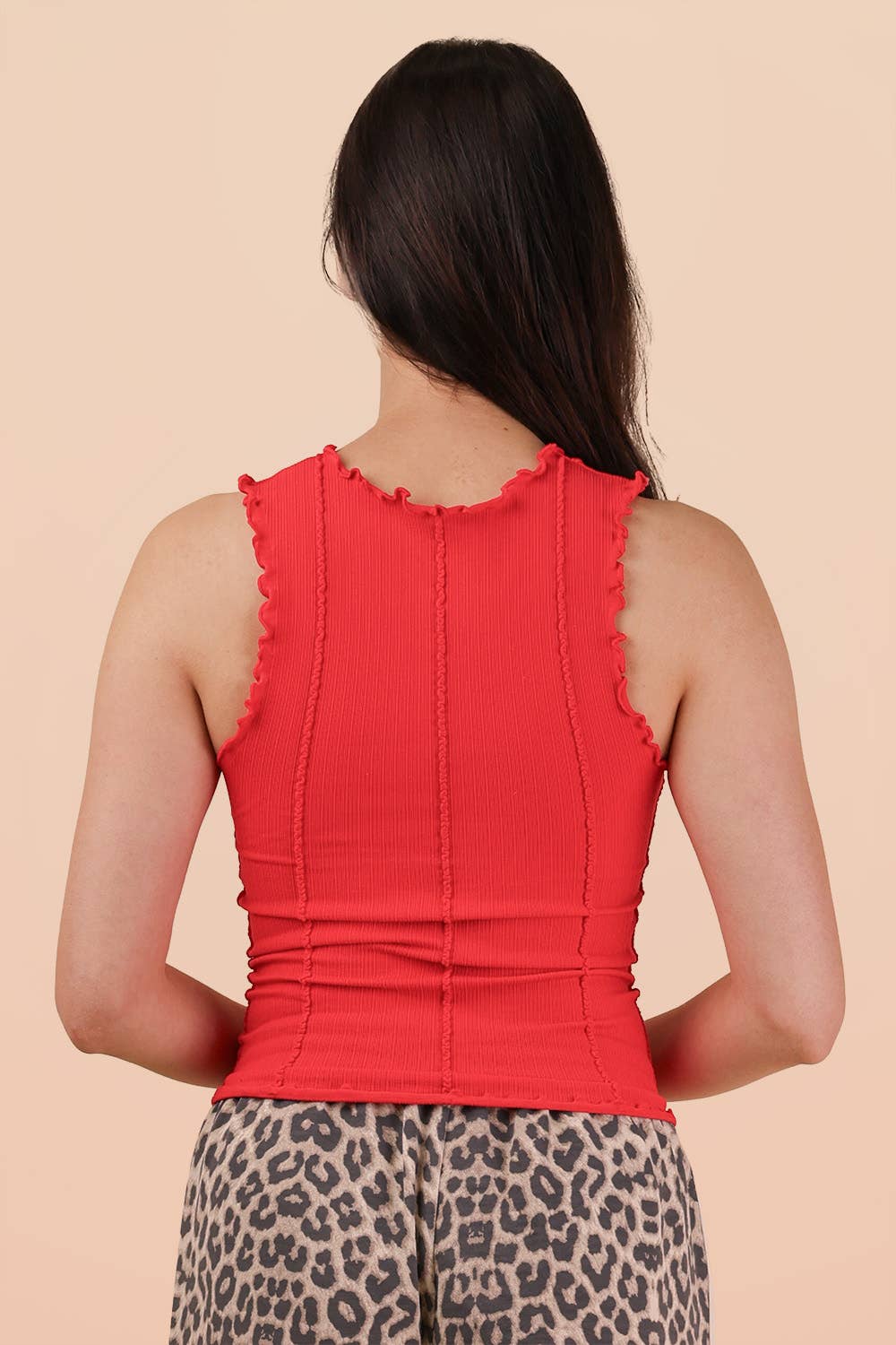 Mia Ripple Hem Knit Top