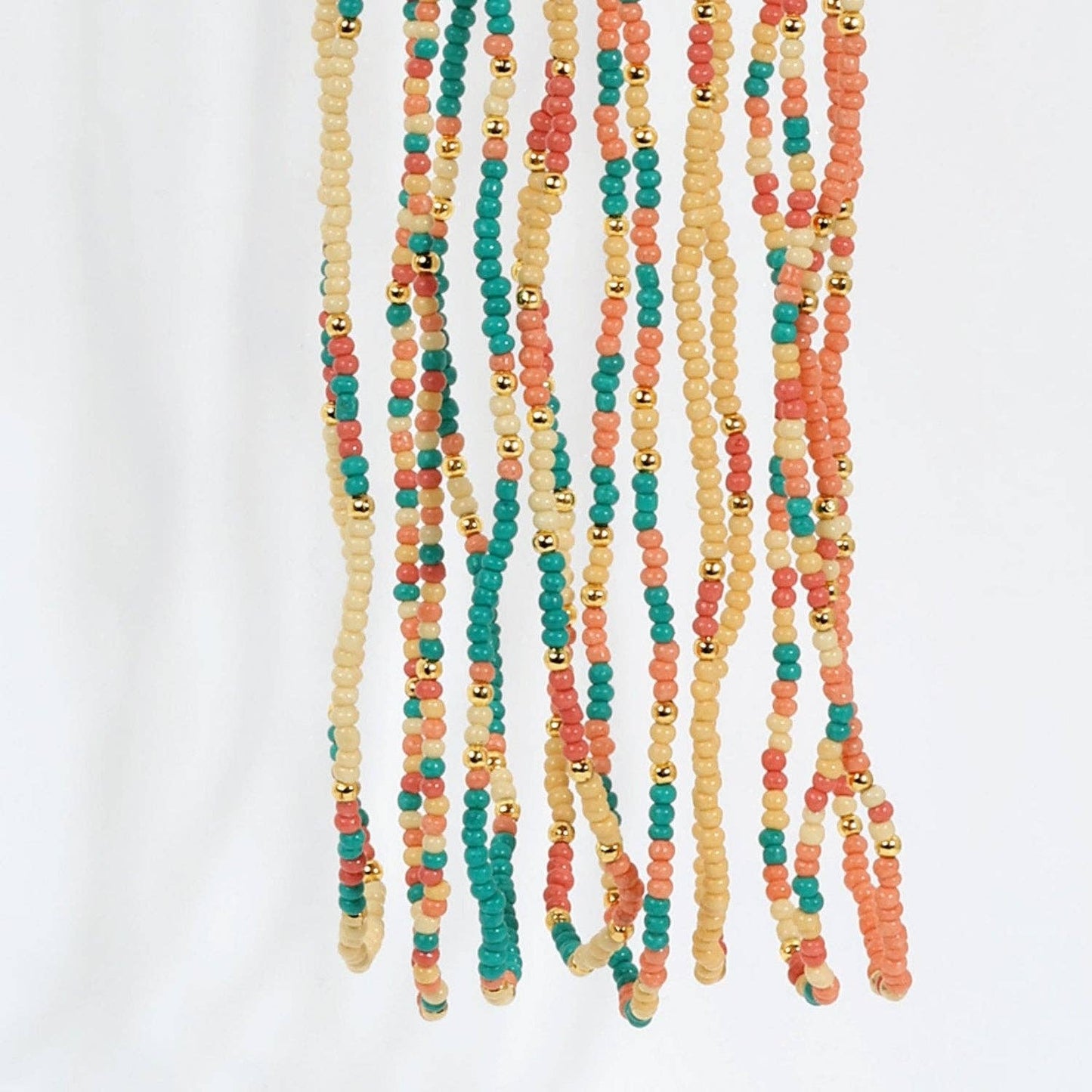 Splendid Iris Seed Bead Necklaces