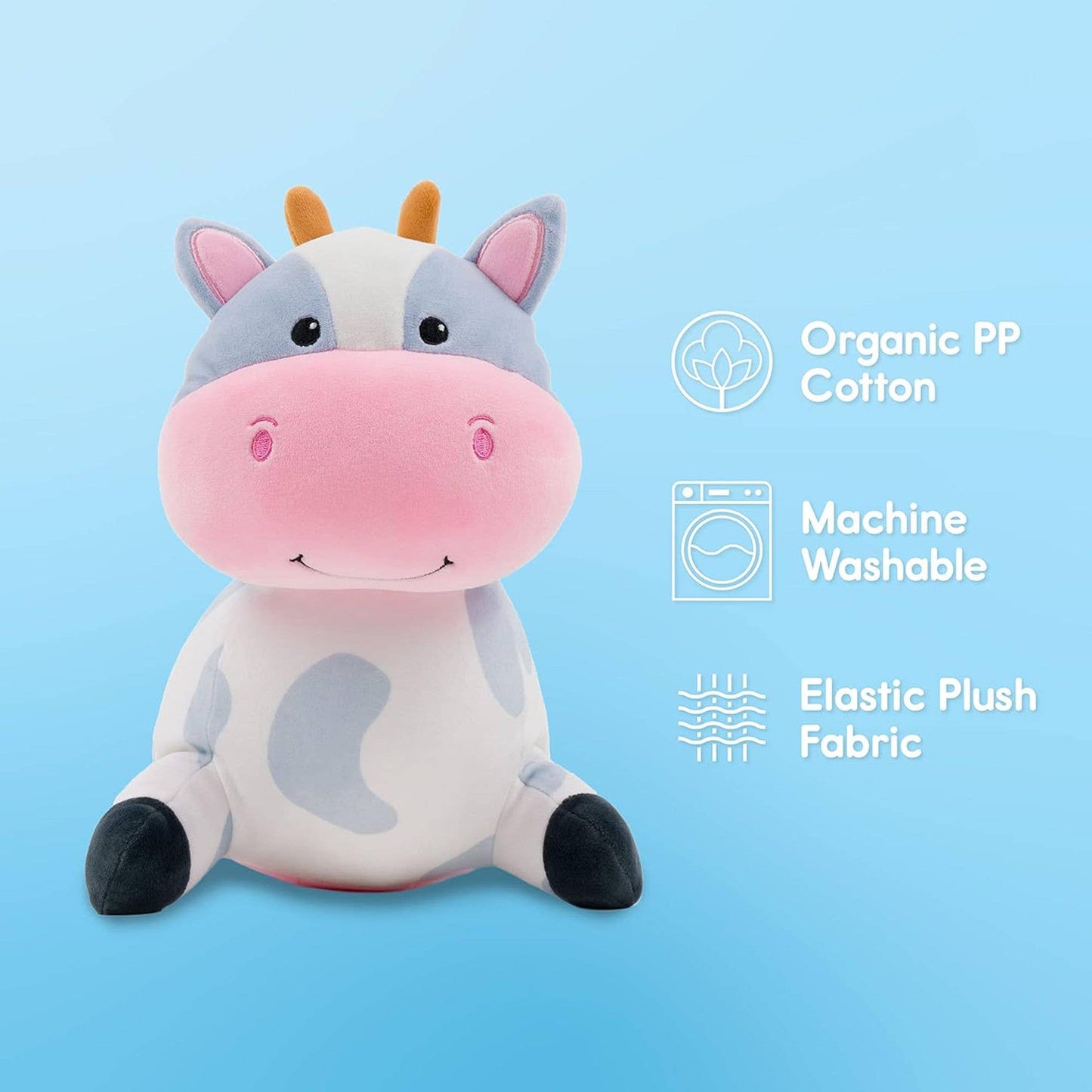 Snuggie Buggie Cow Plush Toy for Kids