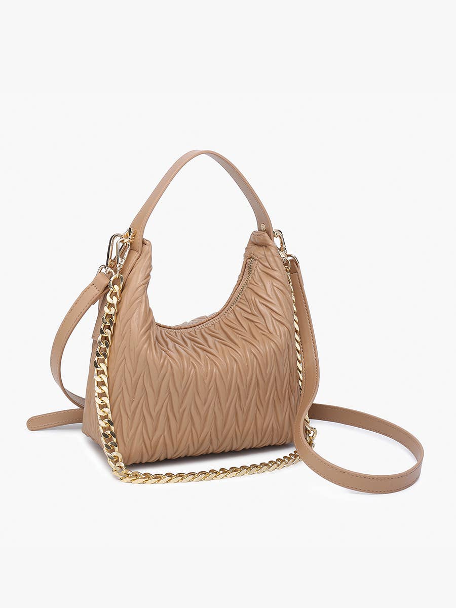 Brenna Matelassé Shoulder Bag – Vegan Leather Bag