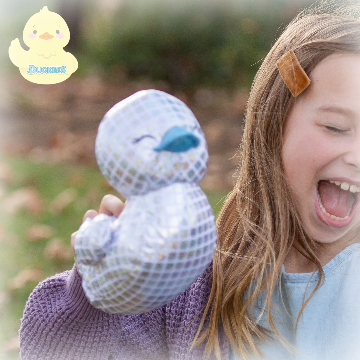 World's Softest Plush - 7" Sparkles Plush Duckee Highlandee