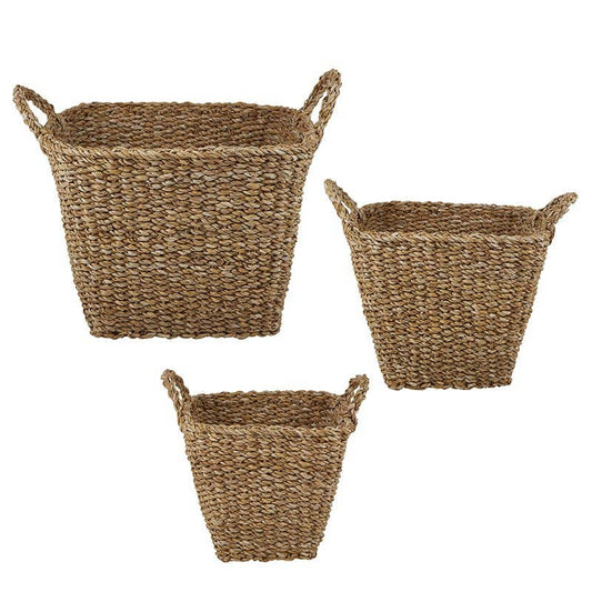 Square Basket With Handle