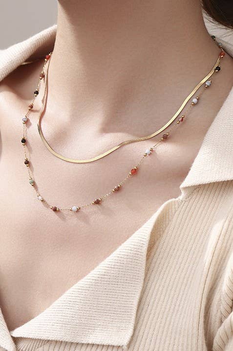 Layered Bead Necklace