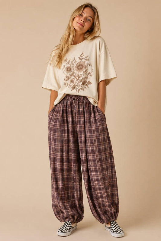 The Chill-Out Plaid Joggers