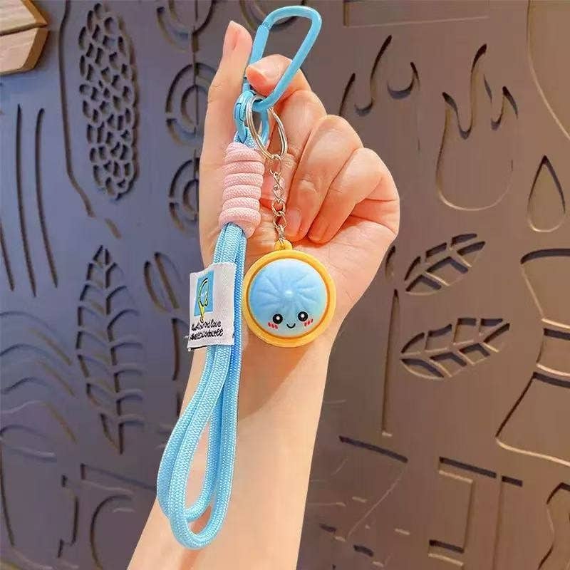 Dumpling Wristlet Keychain