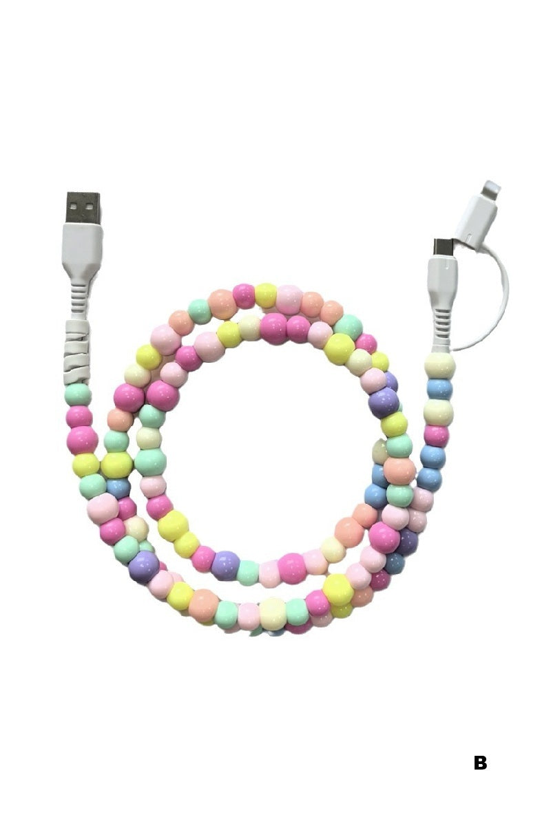Beaded Charging Cable