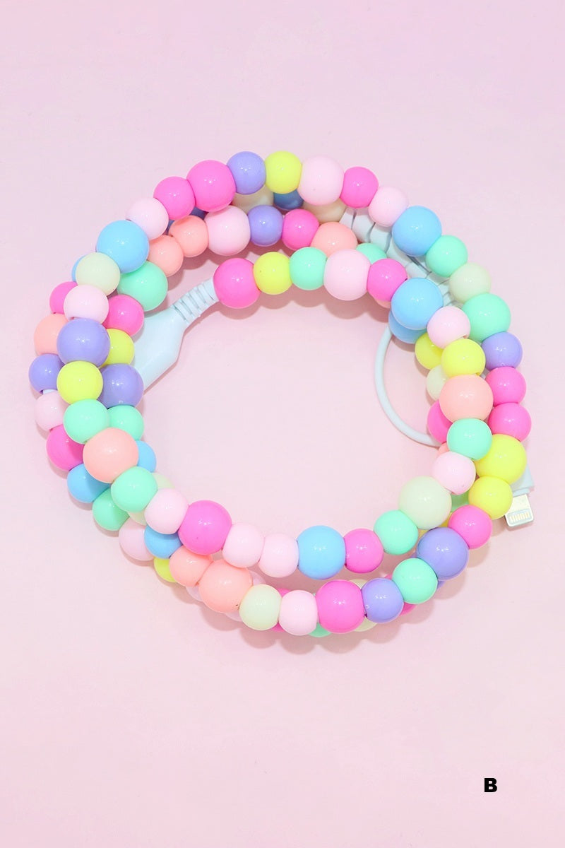 Beaded Charging Cable