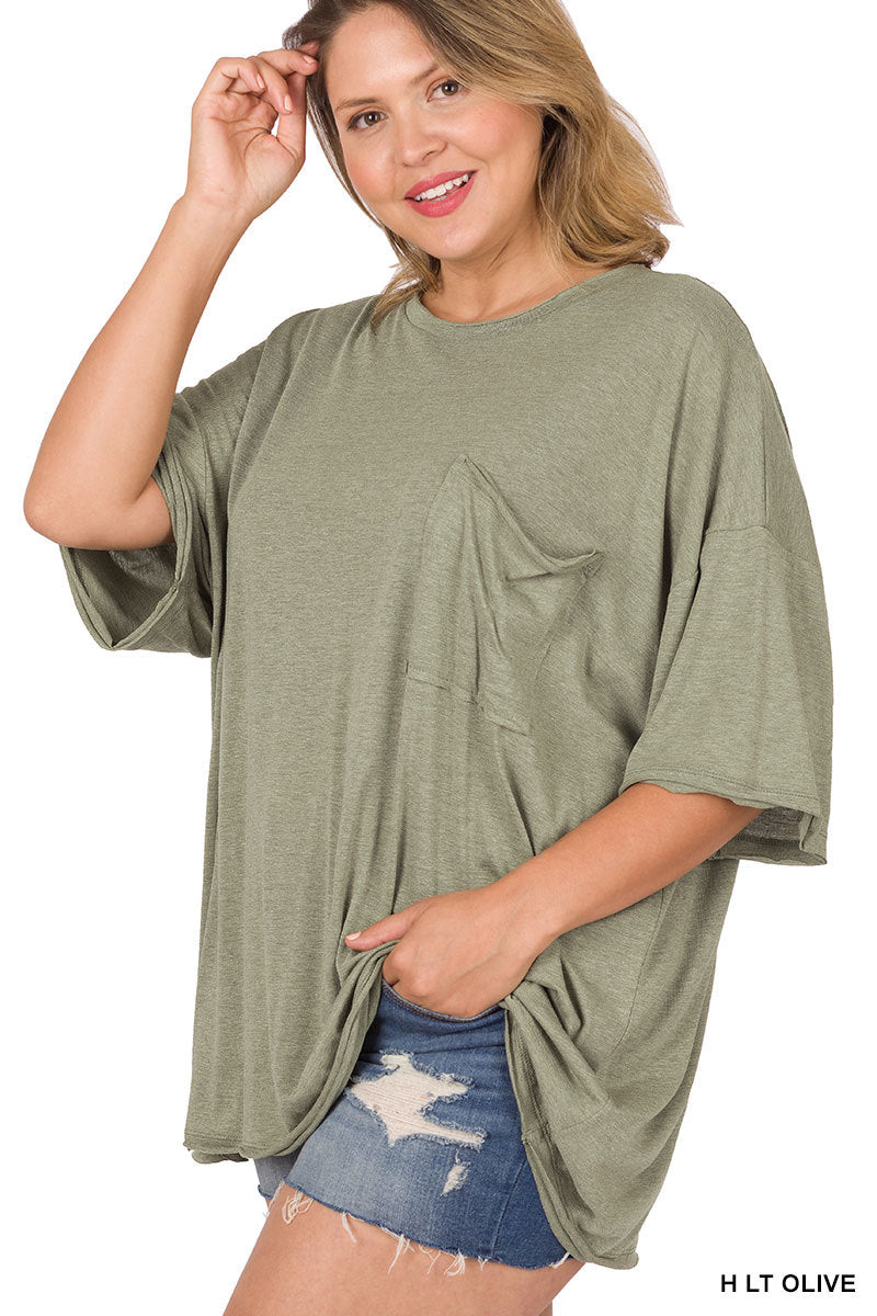 Oversized Pocket Tee