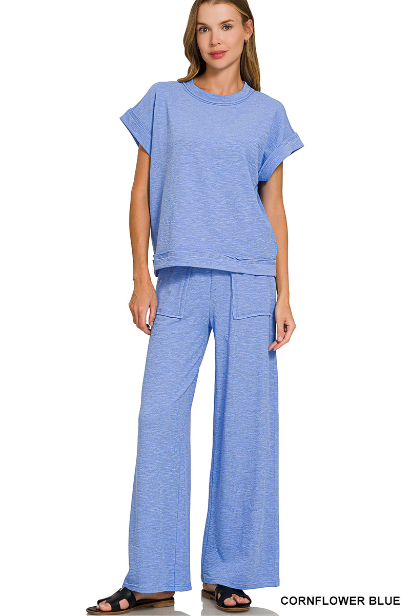 Kelly Pants and Short Sleeve Shirt Set