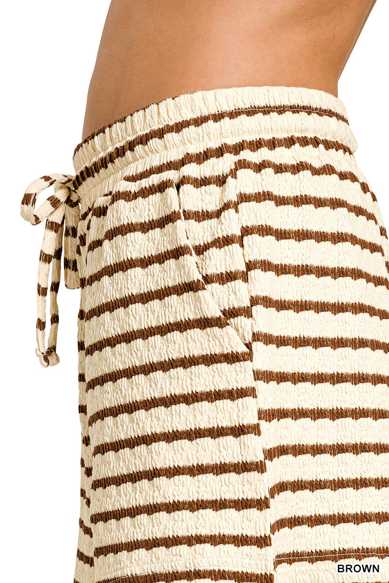 Striped Two-Piece Short Set