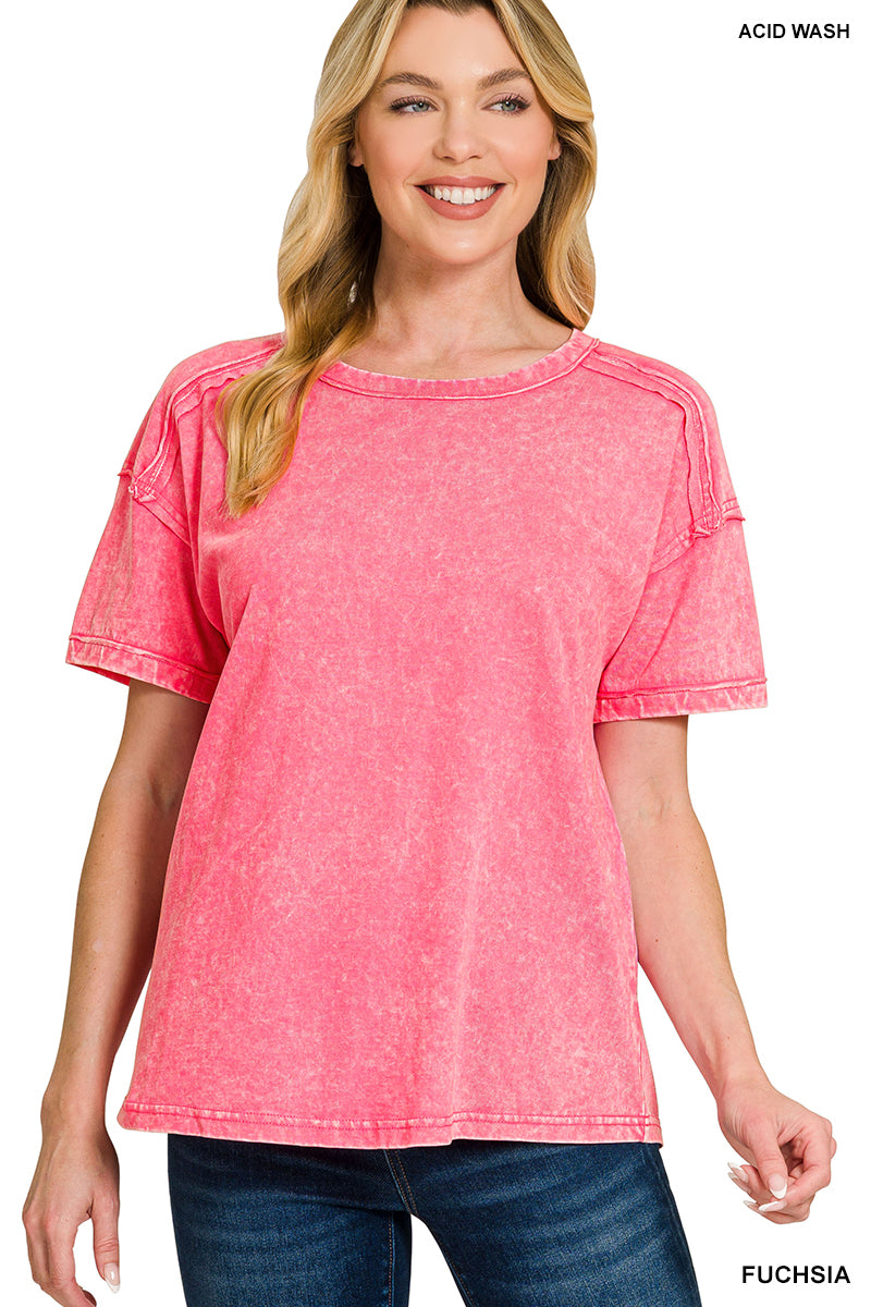 Karlie Acid Wash Tee