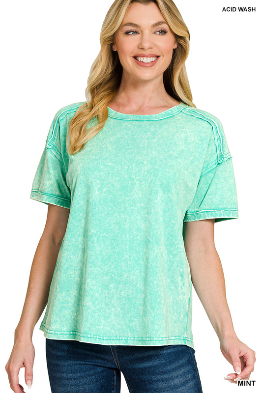 Karlie Acid Wash Tee