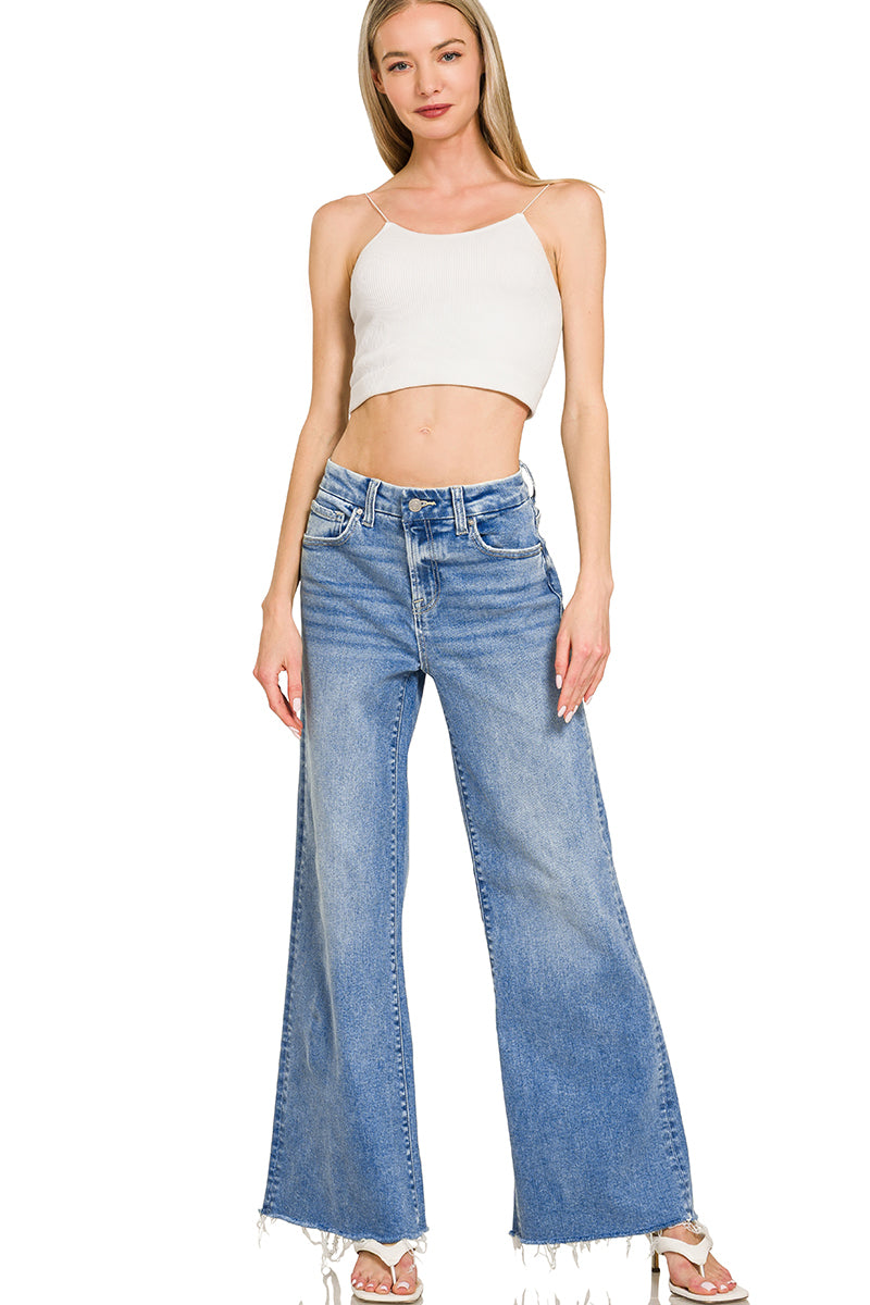 Zenana High Rise Flare Jeans