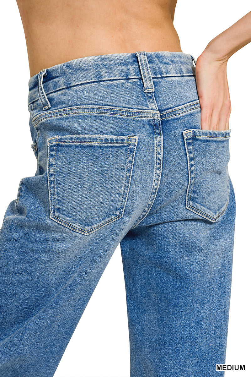 Zenana High Rise Flare Jeans