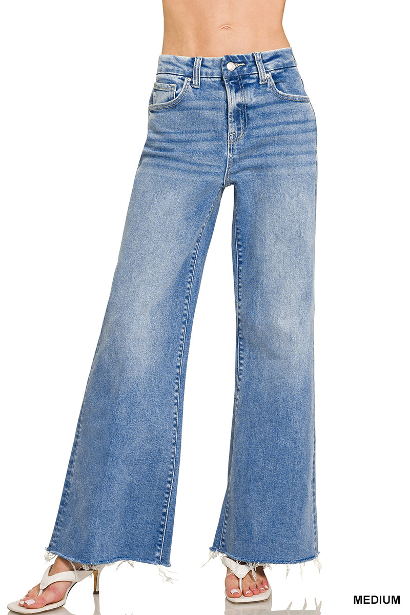 Zenana High Rise Flare Jeans