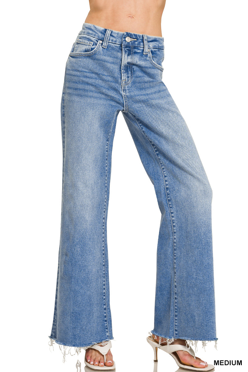 Zenana High Rise Flare Jeans