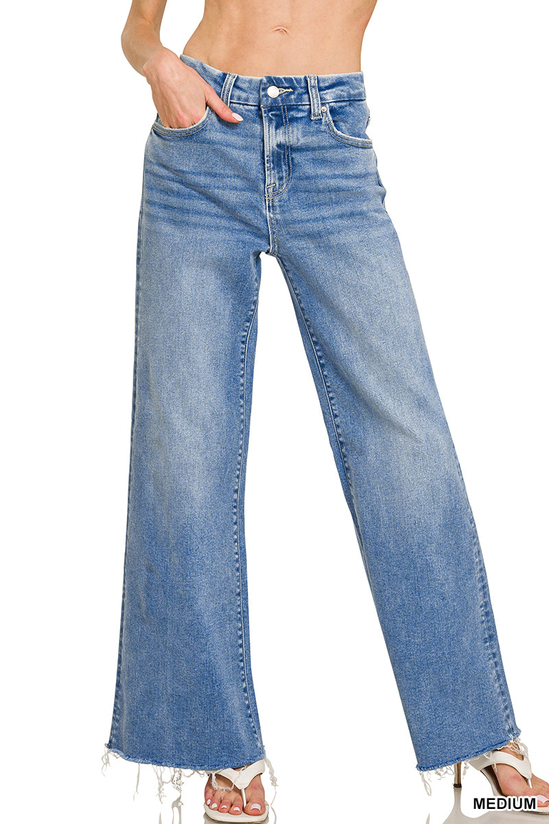 Zenana High Rise Flare Jeans