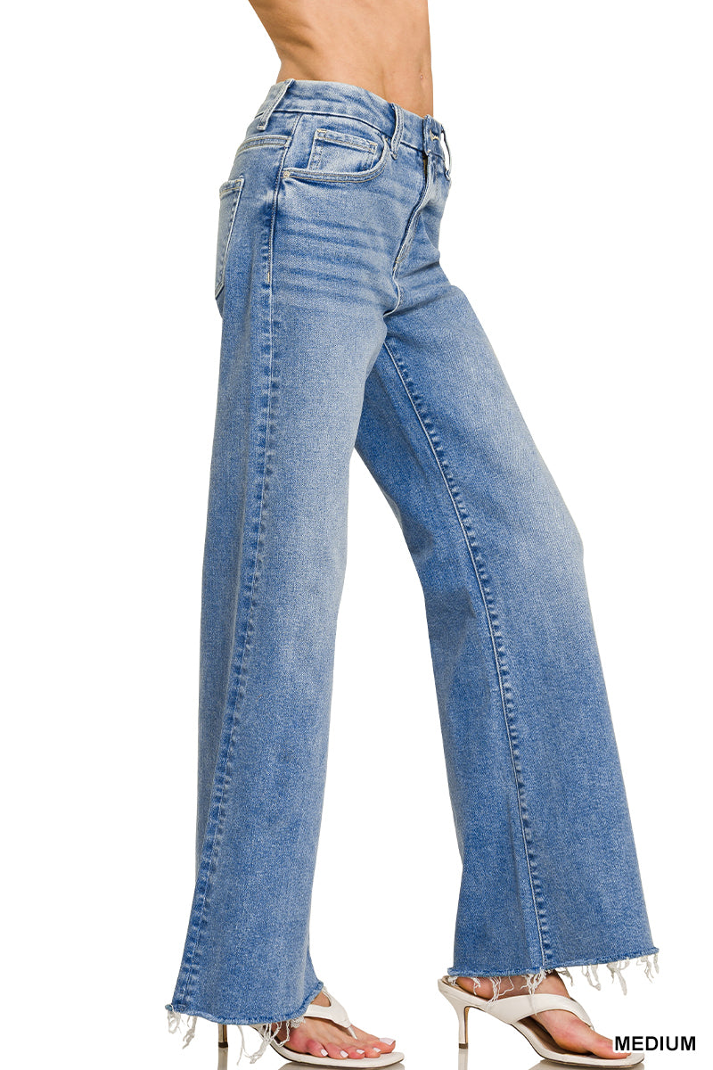 Zenana High Rise Flare Jeans
