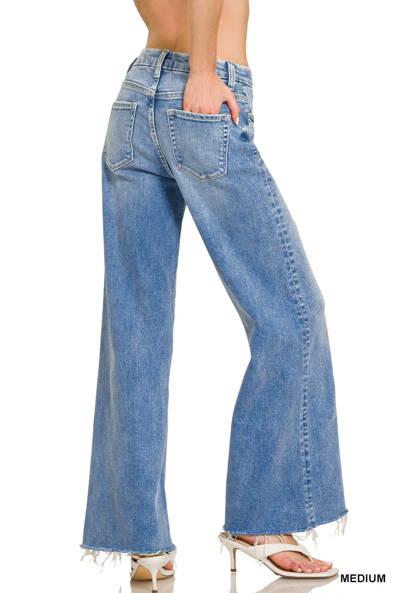 Zenana High Rise Flare Jeans