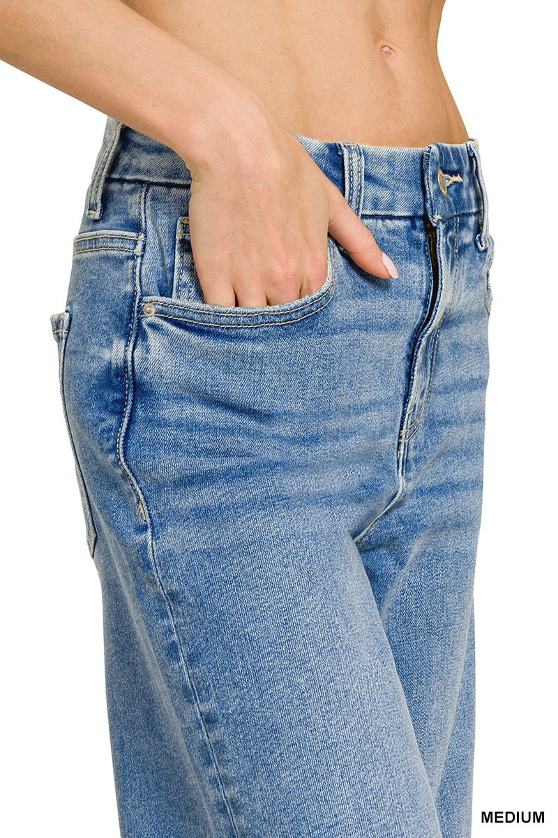 Zenana High Rise Flare Jeans
