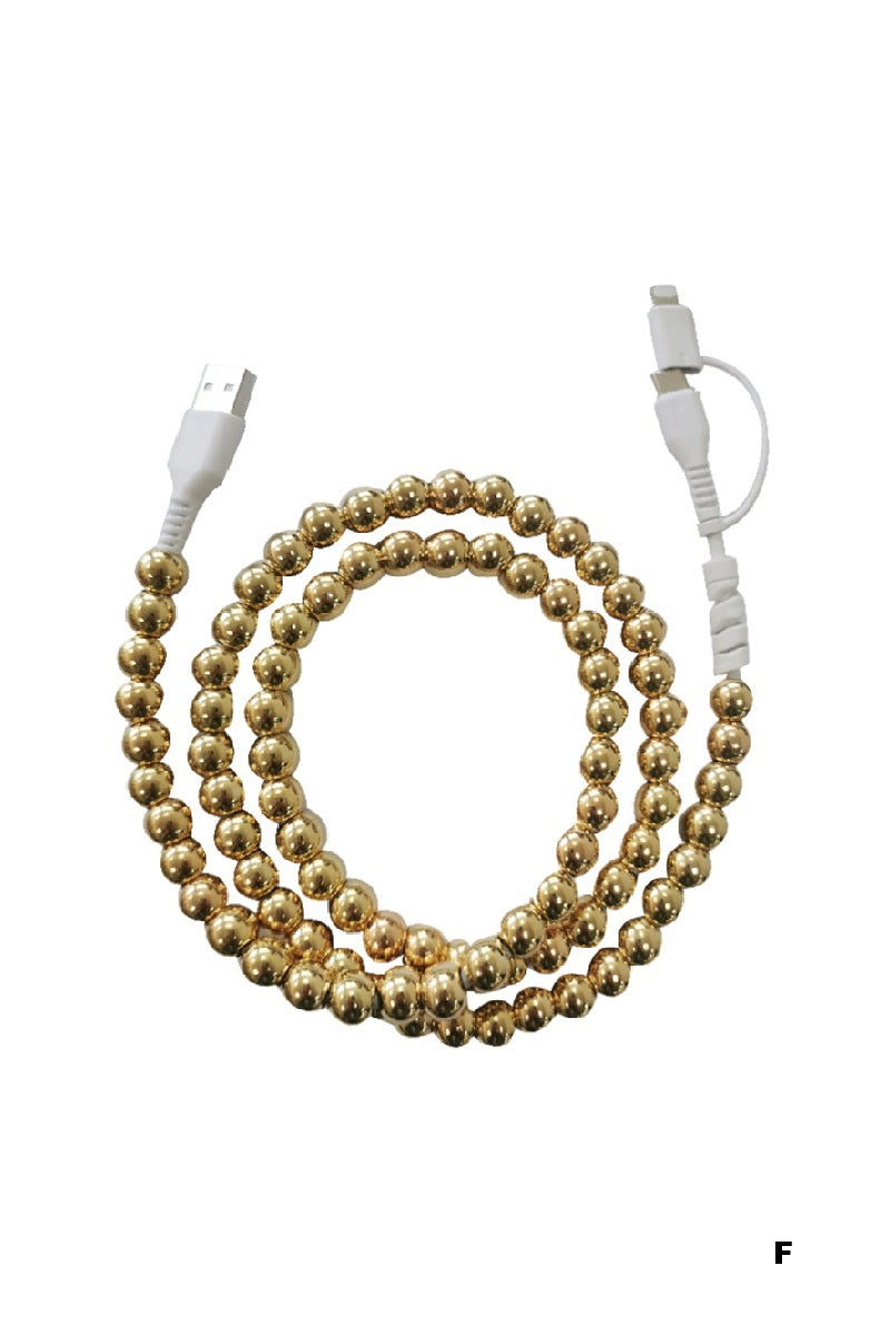 Beaded Charging Cable