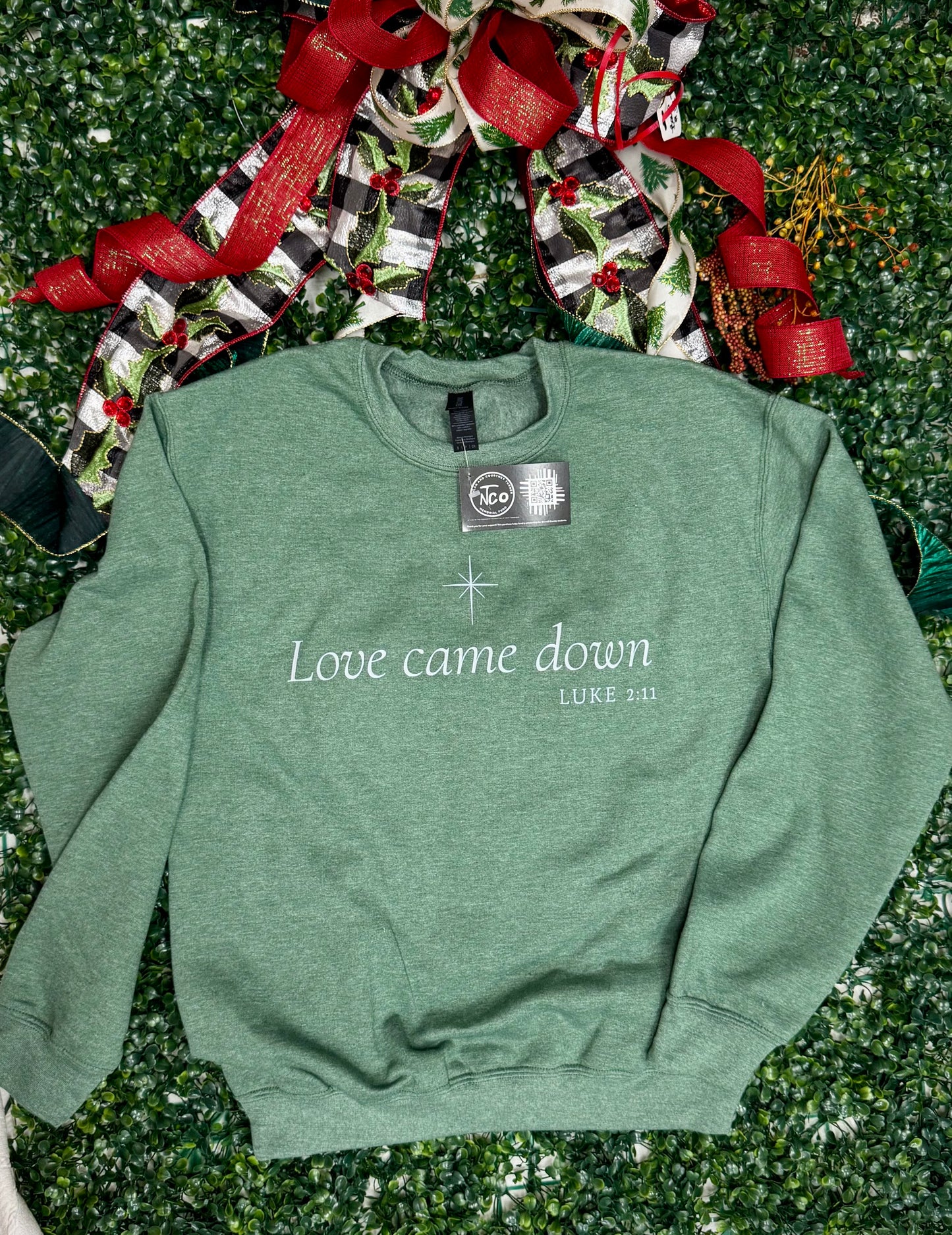 NTCO Love Came Down Christmas Sweatshirt