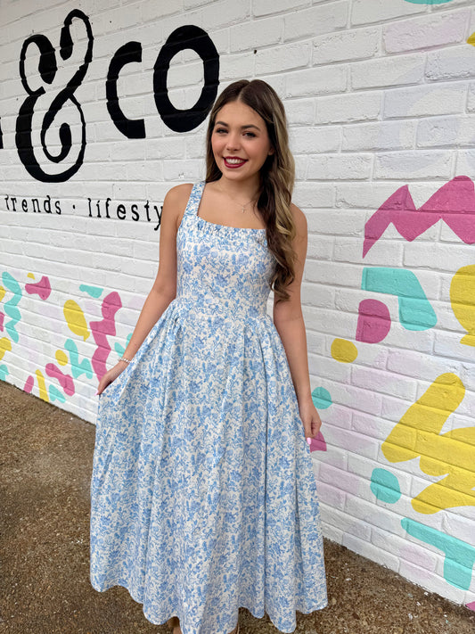 Eloise Empire Waist Floral Dress