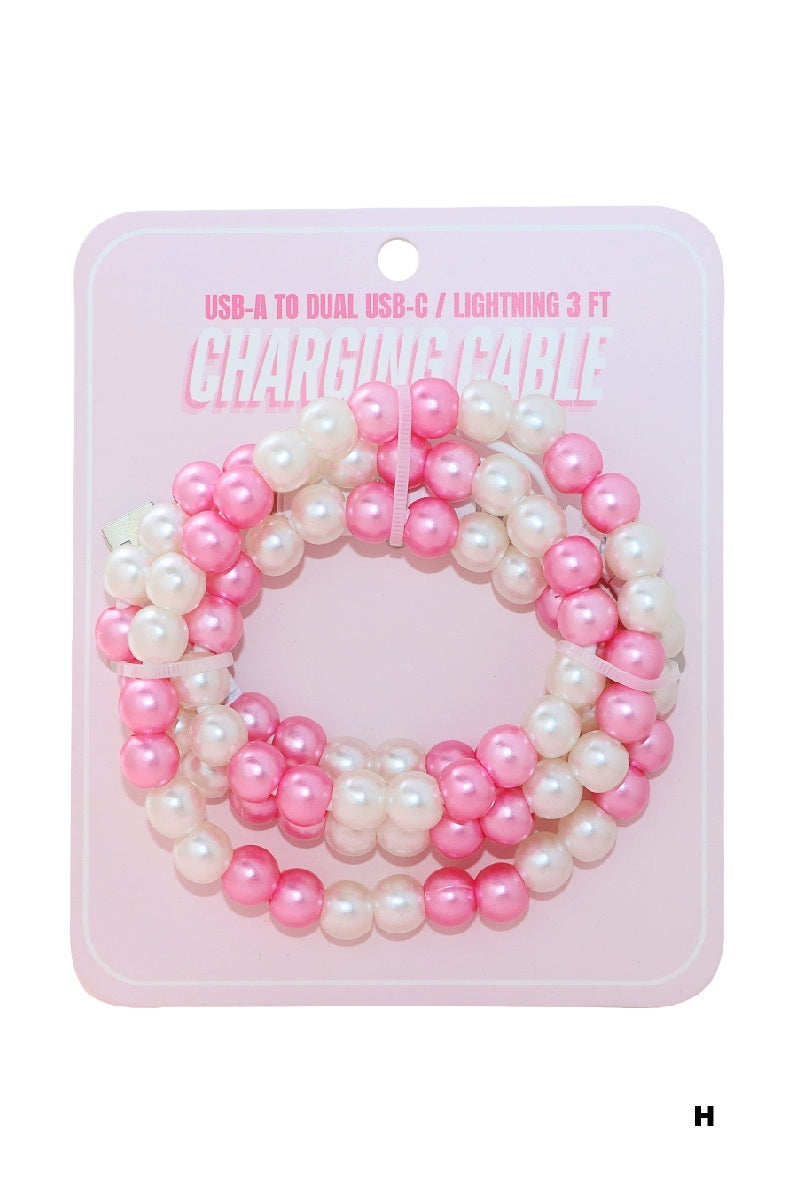 Beaded Charging Cable