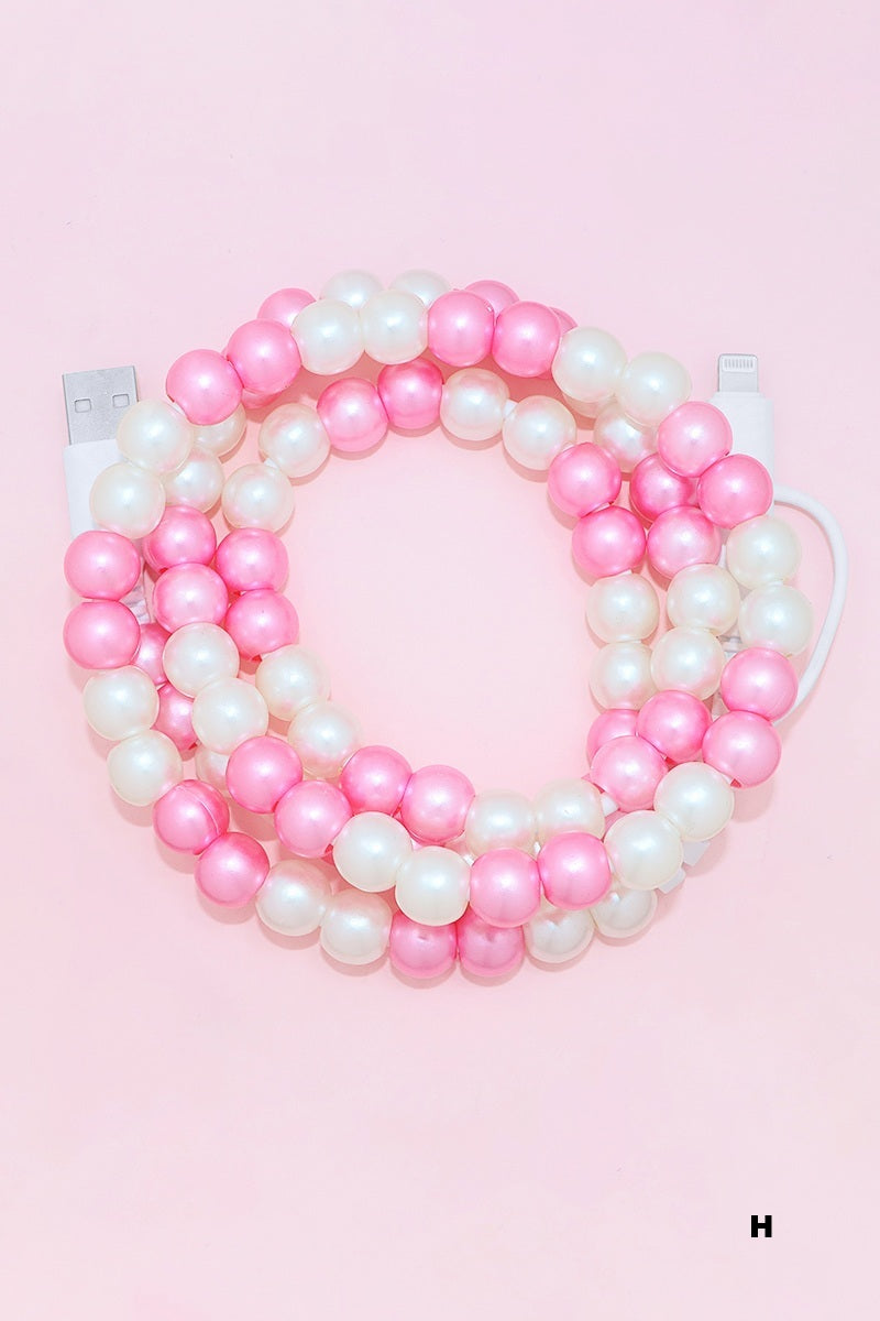 Beaded Charging Cable